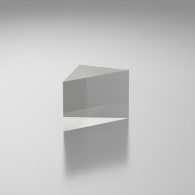 Right angle prism made of fused silica UVFS